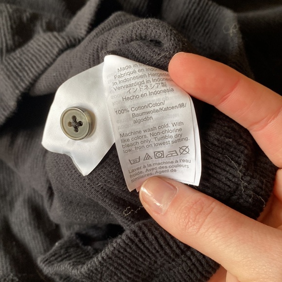 Madewell textured button back mock neck sweater - Picture 7 of 7